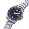 Pierre Cardin relógio de homem analógico de quartzo CNI.0030 40mm mostrador preto bracelete de pele