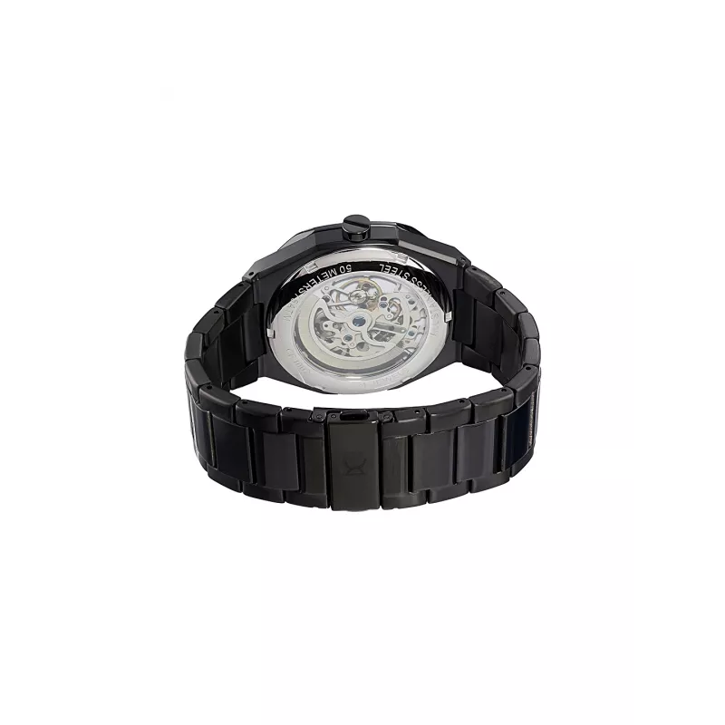 Relógio Pierre Cardin quartzo analógico homem CF.1002.MB 42mm preto aço inoxidável milanese mesh