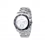 Pierre Cardin relógio de homem analógico de quartzo CNI.0012 40mm caixa de aço inoxidável bracelete de pele preta