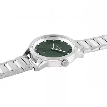 Relógio de homem Pierre Cardin CCP.5028 (45 mm) caixa de aço inoxidável mostrador preto bracelete de pele