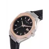 Pierre Cardin Relógio de homem CF.1000.LB.1 42mm aço inoxidável quartzo analógico mostrador preto bracelete de pele