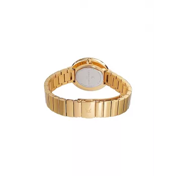 Pierre Cardin Mulher Relógio de quartzo analógico CF.1010.MG Aço inoxidável prateado Bracelete de malha 32mm
