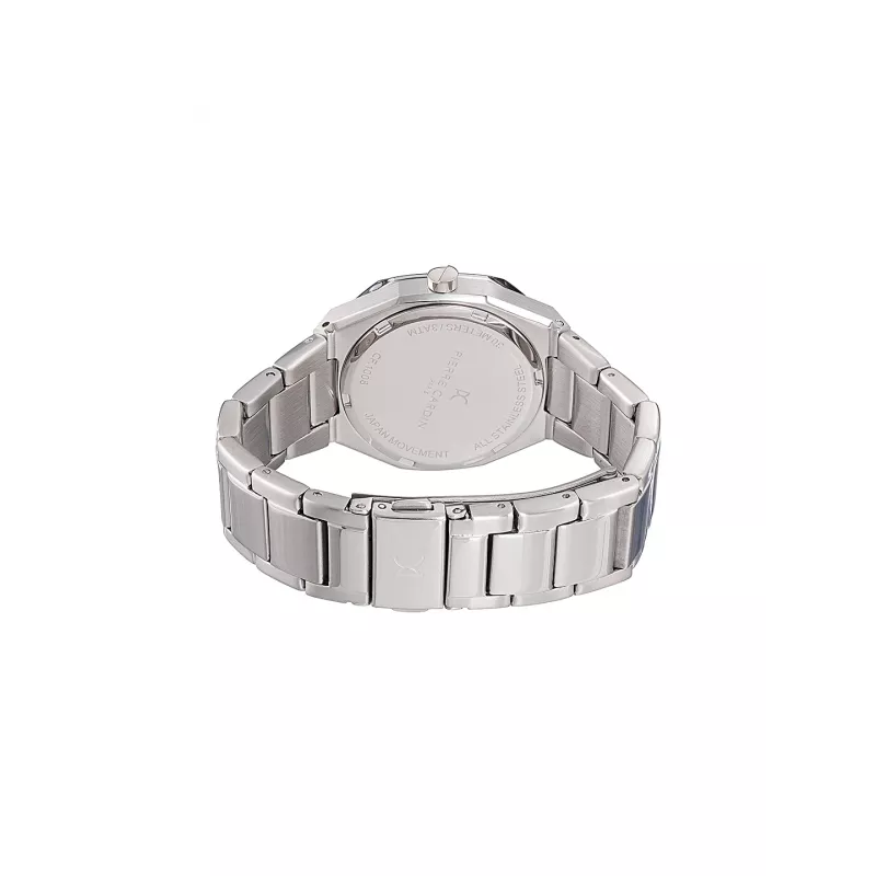 Relógio de mulher Pierre Cardin CF.1008.MS.4 quartzo analógico 32mm prateado aço inoxidável