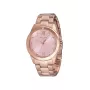 Pierre Cardin relógio de mulher CF.1009.MR.1 quartzo analógico 34mm aço inoxidável dourado rosa