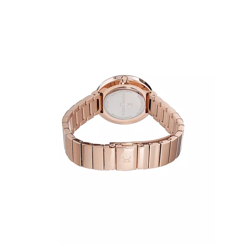 Relógio de mulher Pierre Cardin CF.1010.MR.1 quartzo analógico 32 mm ouro rosa