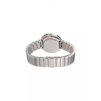 Relógio de mulher Pierre Cardin CF.1010.MS.1 relógio de quartzo analógico 32mm prateado aço inoxidável bracelete mesh milanesa