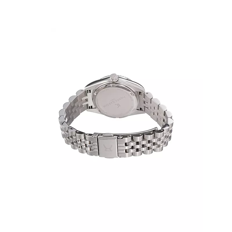 Relógio de mulher Pierre Cardin CF.1012.MS.1 analógico quartzo 28 mm prateado aço inoxidável