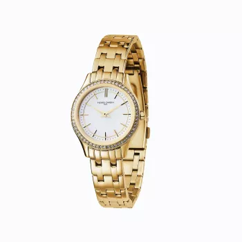 Relógio analógico de quartzo de mulher Pierre Cardin CF.0611.SE.G 30mm mesh em aço inoxidável