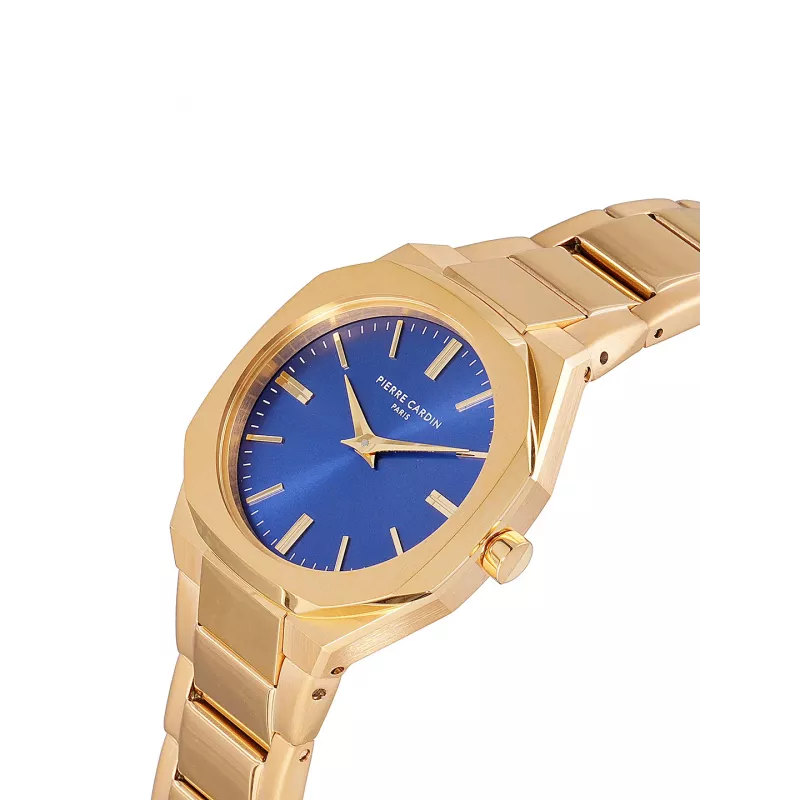 Relógio analógico de quartzo de mulher Pierre Cardin CF.1008.MG.2 32mm bracelete de malha de aço inoxidável prateado