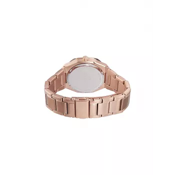 Relógio analógico de quartzo de mulher Pierre Cardin CF.1008.MR 32mm malha de aço inoxidável cor de ouro rosa