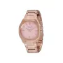 Relógio analógico de quartzo de mulher Pierre Cardin CF.1008.MR 32mm malha de aço inoxidável cor de ouro rosa