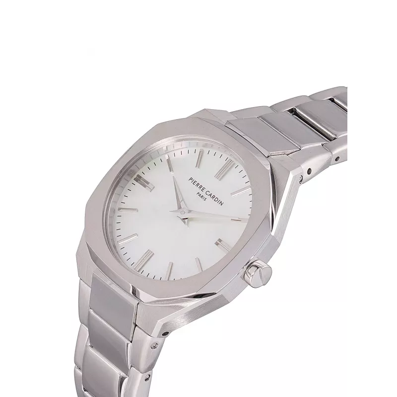 Pierre Cardin Relógio de pulso de quartzo de mulher CF.1008.MS.2 (32 mm) malha de aço inoxidável
