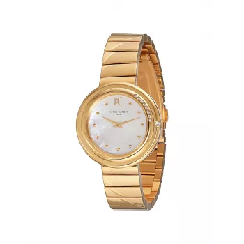 Relógio Pierre Cardin senhora quartzo analógico CF.1010.MG.2 - 32mm aço inoxidável mostrador prateado