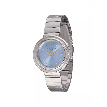 Relógio de pulso de quartzo analógico Pierre Cardin mulher CF.1010.MS 32mm em malha de aço inoxidável prateada