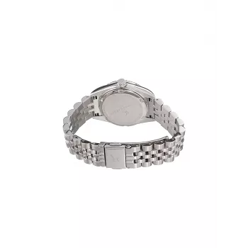 Relógio de mulher Pierre Cardin quartzo analógico CF.1012.MS 28mm caixa de aço inoxidável bracelete de pele preto