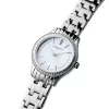 Relógio de quartzo de mulher Pierre Cardin CF.0611.SJ prateado aço inoxidável malha 30mm