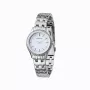 Relógio de quartzo de mulher Pierre Cardin CF.0611.SJ prateado aço inoxidável malha 30mm