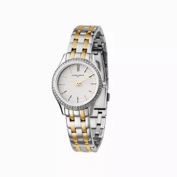 Relógio de mulher Pierre Cardin CF.0607.SU.G 30 mm prateado aço inoxidável