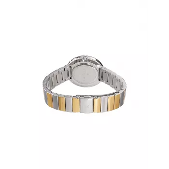 Pierre Cardin Relógio de mulher CF.1010.MU 32mm quartzo analógico mostrador prateado bracelete de pele castanha