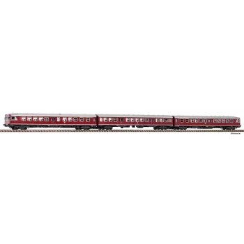 PIKO 40264 Escala N Série VT 24 Automotora diesel conjunto de 3 peças DB Época III