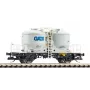 PIKO 47758 TT vagão cisterna de cimento GATX época V