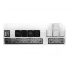 Conjunto de teclas PIXMINDS Lexip Black Flag Resynced Tattoo para teclado mecânico