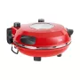 Forno de pizza TEESA SUPREME, 1200 W, 32 cm, janela de visualização, pedra removível, controlo de aquecimento duplo