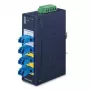 PLANET IFB-244-SLC conversor de suporte industrial 2 canais série para fibra ótica (ST, multimodo, azul)