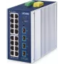 PLANET IGS-4215-16T4X Switch gerido industrial L2/L4 - 16 portas 10/100/1000 + 4 SFP