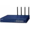 Router Gigabit Dual-Band Wi-Fi 6 AX3000 empresarial PLANET VR-300W6A com VPN, VLAN, QoS, HA, controlador AP, 2x WAN SD-WAN, 3x LAN