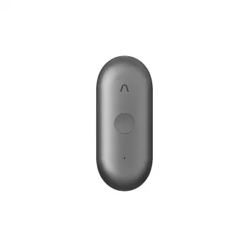 Gravador de voz com IA PLAUD NotePin S Black com 64 GB de armazenamento, Bluetooth 5.3, USB-C, microfones omnidirecionais duplos, supressão de ruído por IA, 30 horas de autonomia