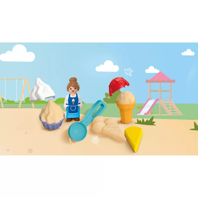 PLAYMOBIL 72006 JUNIOR Gelataria de areia