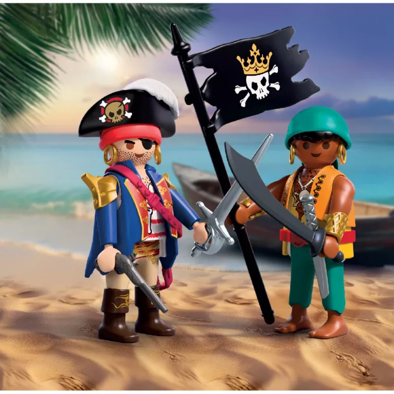 Playmobil 72024 DuoPack Pirates conjunto de figuras de ação
