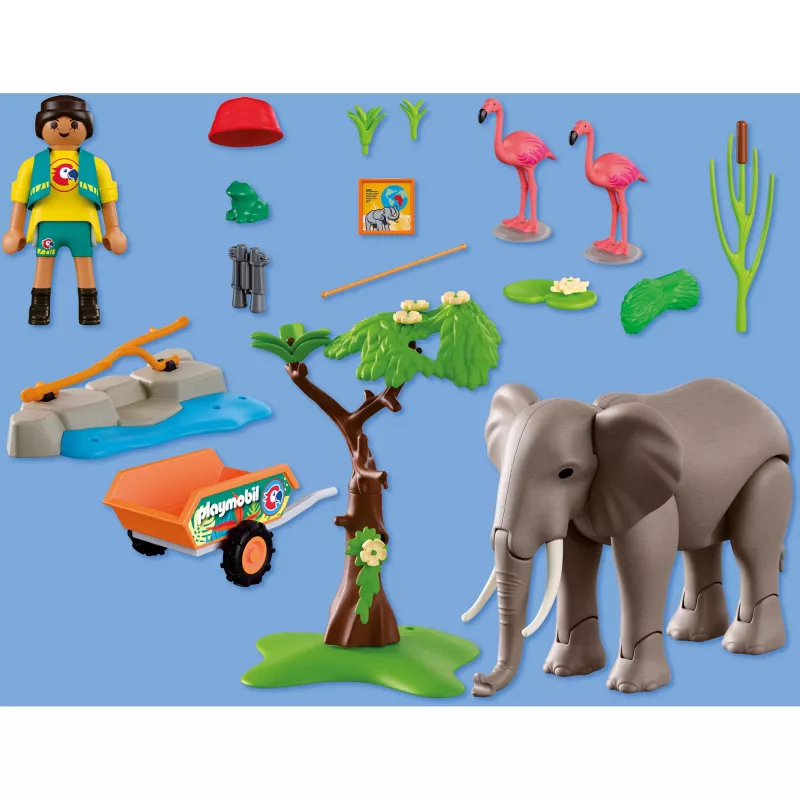PLAYMOBIL 72068 Elefante com tratador