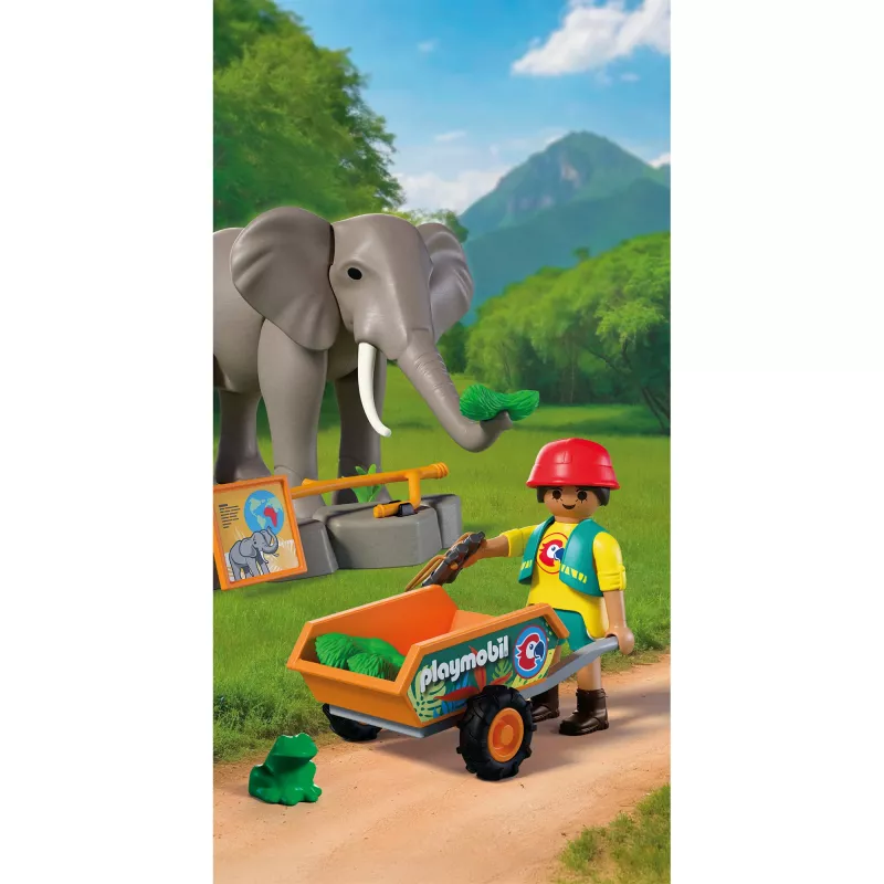 PLAYMOBIL 72068 Elefante com tratador