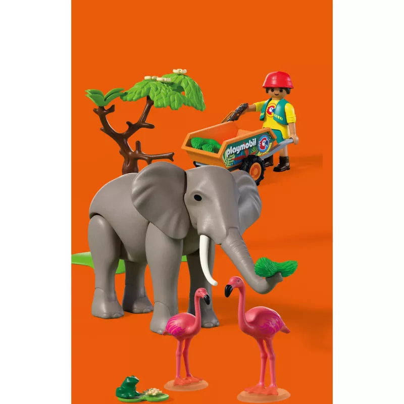 PLAYMOBIL 72068 Elefante com tratador