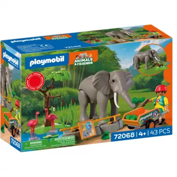 PLAYMOBIL 72068 Elefante com tratador