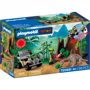 Playmobil 72069 Esconderijo dos dinossauros