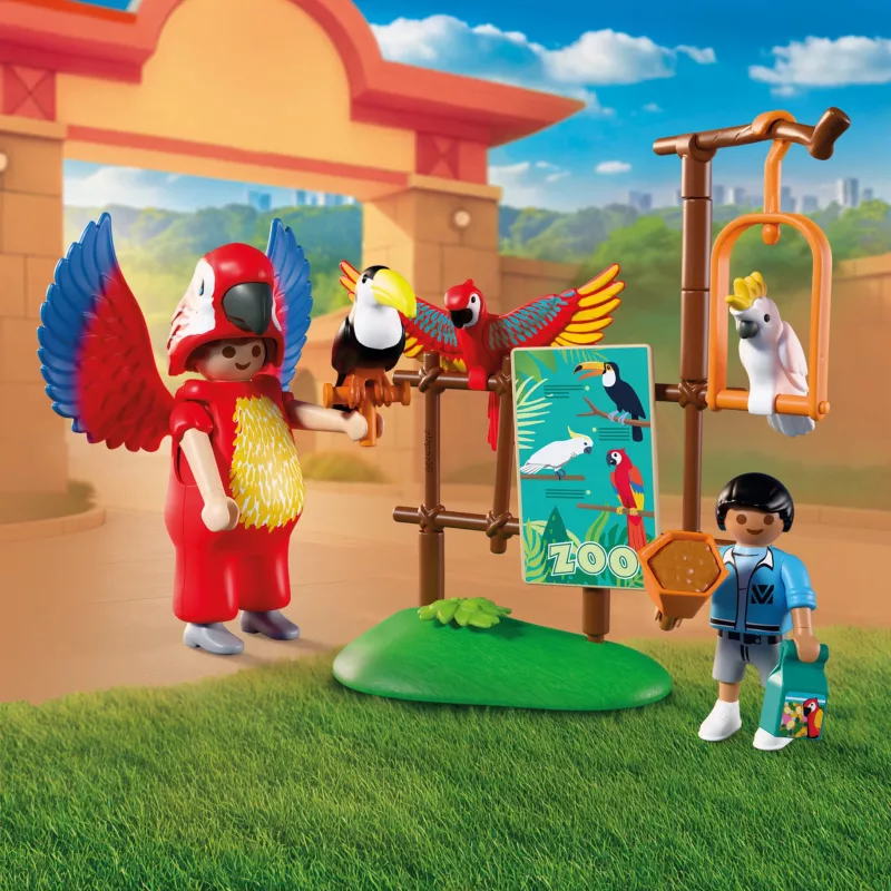 PLAYMOBIL 72074 Animals & Friends mascote do zoo