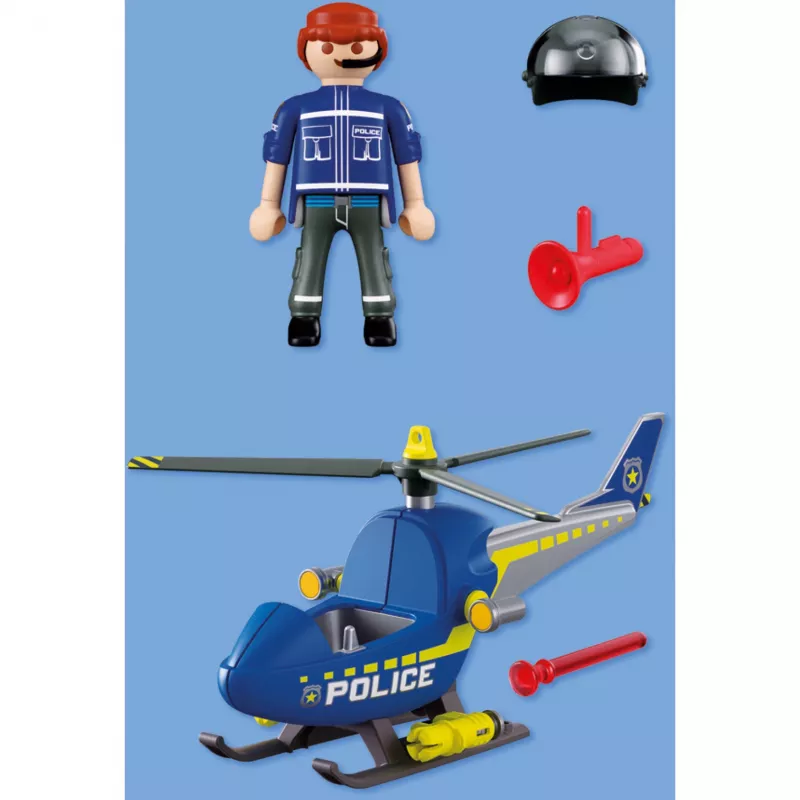 PLAYMOBIL 72080 City Action Helicóptero da Polícia