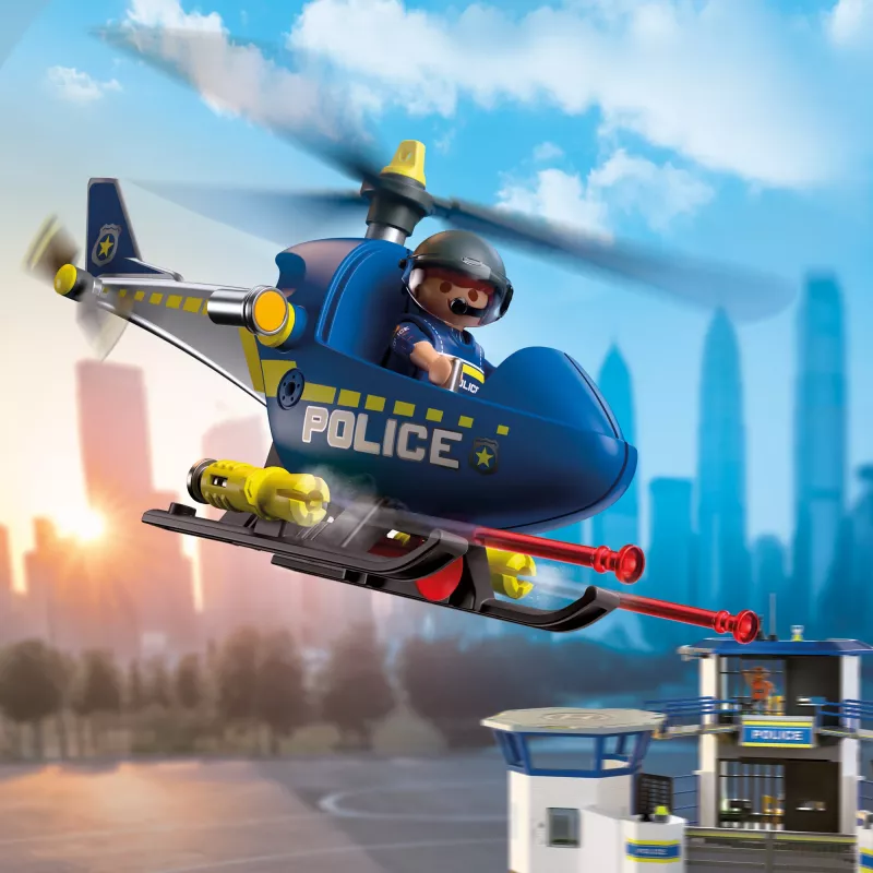 PLAYMOBIL 72080 City Action Helicóptero da Polícia