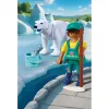 Playmobil 72090 Animals & Friends Zoo: Urso-polar e tratador de animais