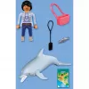 PLAYMOBIL 72091 Animals & Friends Zoo golfinho e visitantes