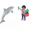 PLAYMOBIL 72091 Animals & Friends Zoo golfinho e visitantes
