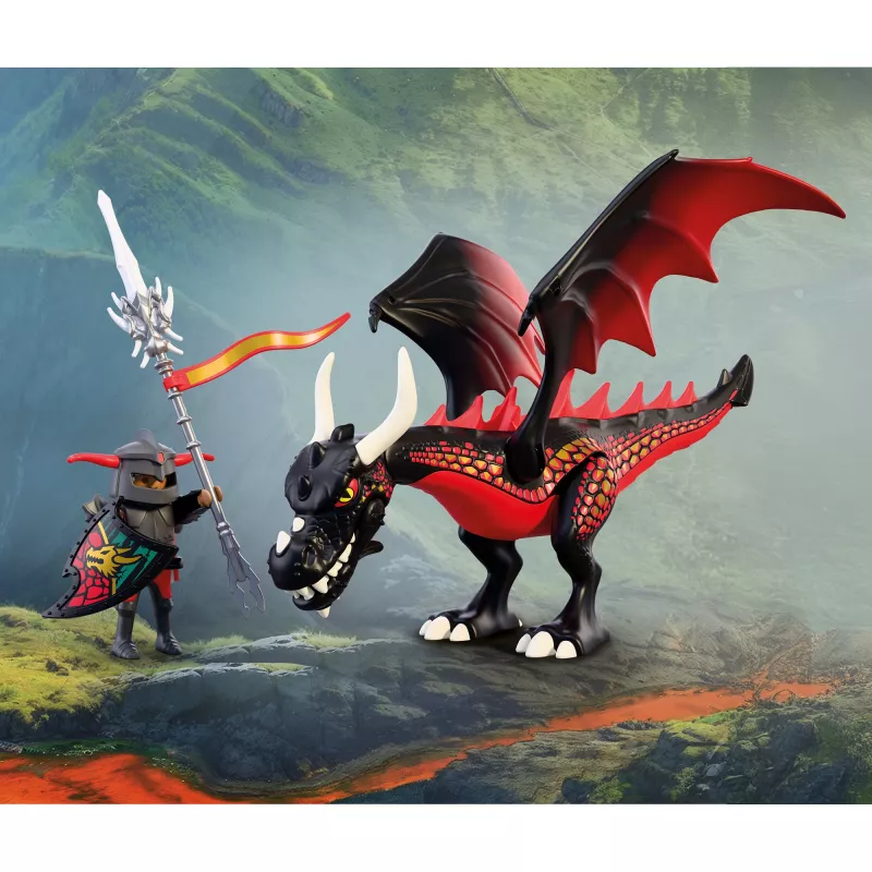 Playmobil 72114 Cavaleiro Dragão Negro