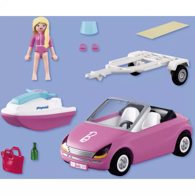 Playmobil 72123 Barbie Carrinho Descapotável Carro de Brinquedo