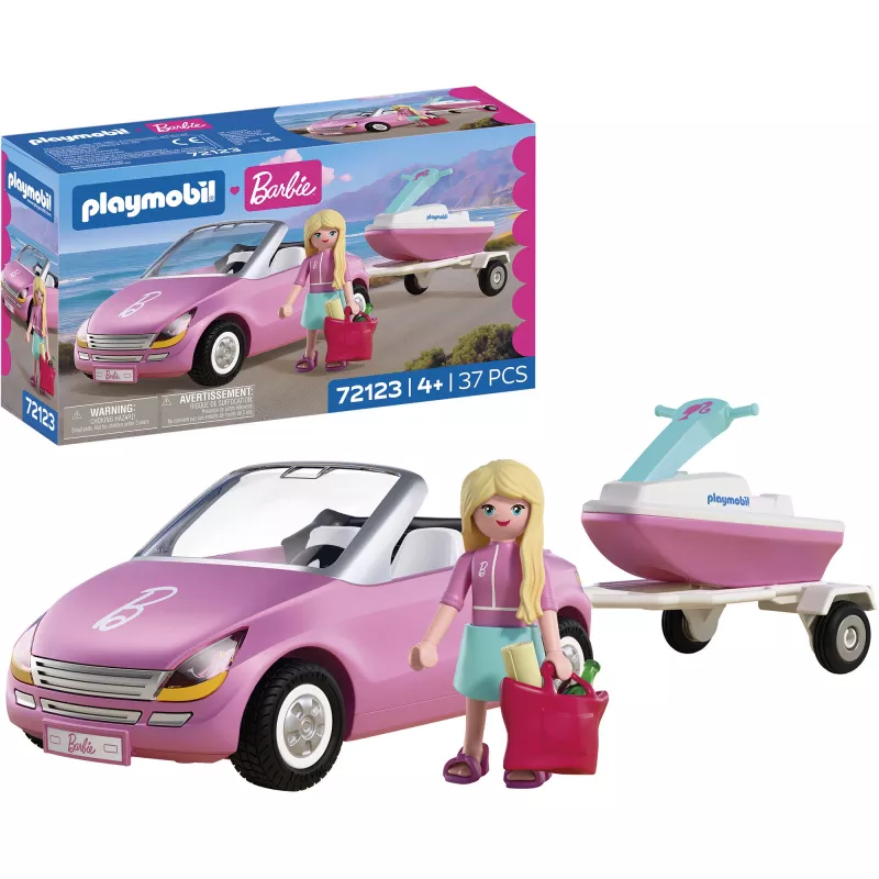Playmobil 72123 Barbie Carrinho Descapotável Carro de Brinquedo