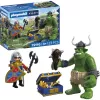 PLAYMOBIL Knights 72116 Troll com Tesouro do Cavaleiro Leão