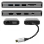 Adaptador de docking USB-C PLUSONIC 8in1 - Space Gray