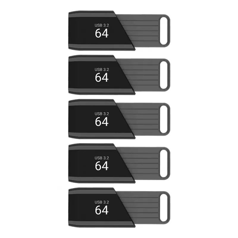 PNY Attaché X Pen Drive 64 GB USB 3.2 Gen 1 Pack de 5 (P-FD64GX5ATTX-EF)